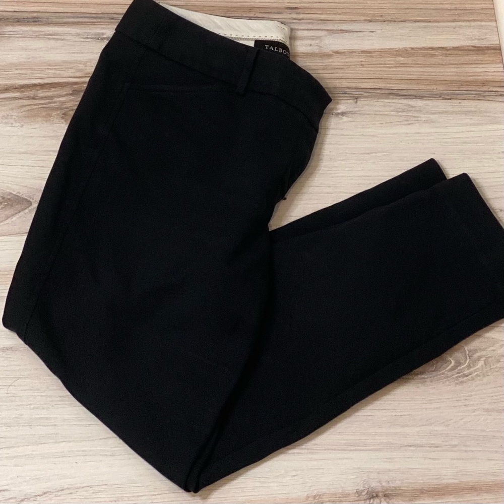 Talbots Hampshire Ankle Pants Black 10P